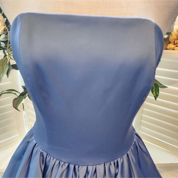 GIGIIS NEW ANGY SECONDO BLUE DRESS RETAIL $395 - Picture 3 of 9